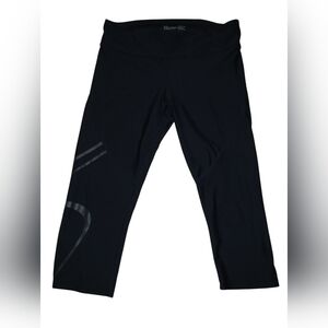 Women's Under Armour Black Athletic Cropped Leggings Size Large